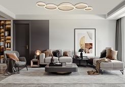 9069-513 Lampa sufitowa piątka BORMES Sand