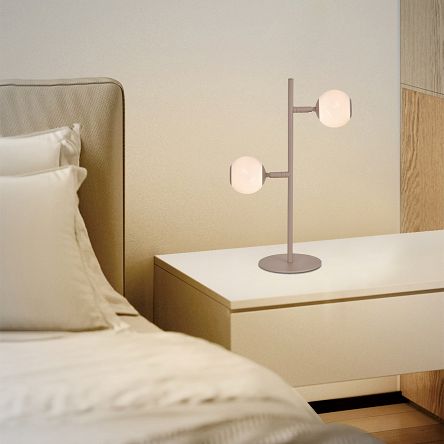 8051-213 Lampa stojąca dwójka LED Luberon piaskowa
