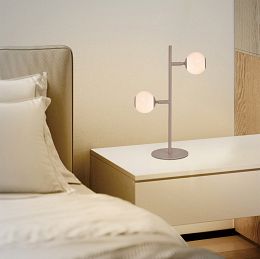 8051-213 Lampa stojąca dwójka LED Luberon piaskowa