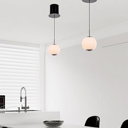 6051-105 Lampa wisząca jedynka LED Luberon czarny chrom