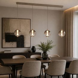 7041-413 Lampa wisząca czwórka prosta Orleans kaszmirowa