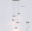 5039-503 Lampa wisząca piątka okrągła QUIBERON - 6