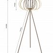 3033-113S Lampa podłogowa pojedyncza SALO - 4