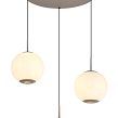 5051-313 Lampa wisząca trójka okrągła LED Luberon kaszmirowa - 4
