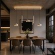 7040-613 Lampa wisząca piątka prosta Carnac kaszmirowa - 4