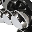 9047-505 Lampa sufitowa plafon piątka okrągły Biarritz czarny chrom - 4