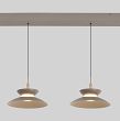 7060-413 Lampa wisząca czwórka prosta Gubbio kaszmirowa - 5