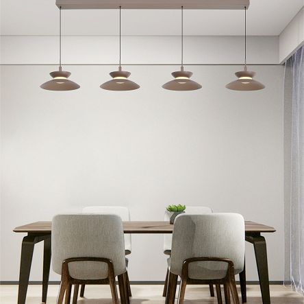 7060-413 Lampa wisząca czwórka prosta Gubbio kaszmirowa
