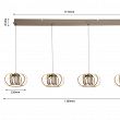 7033-413 Lampa wisząca czwórka SALO - 6