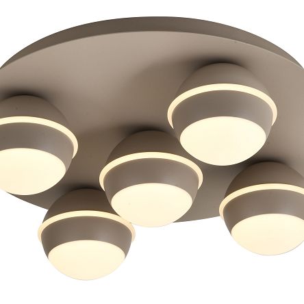 9047-513 Lampa sufitowa plafon piątka okrągły Biarritz kaszmirowa