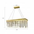 LAURET - Lampa wisząca prostokątna - 3