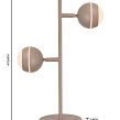 8047-213 Lampa stojąca dwójka Biarritz kaszmirowa - 5