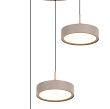5062-313 Lampa wisząca trójka okrągła Valensole  kaszmirowa - 5
