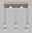 7047-913 Lampa wisząca ósemka prostokątna Biarritz kaszmirowa - 2