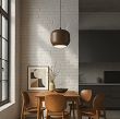 6026-120 Lampa wisząca jedynka Positano czekoladowa - 4