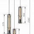 6223-0310 Lampa wisząca trójka CILINDRO - 3