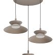 5060-313 Lampa wisząca trójka okrągła Gubbio kaszmirowa - 5