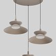 5060-313 Lampa wisząca trójka okrągła Gubbio kaszmirowa - 8