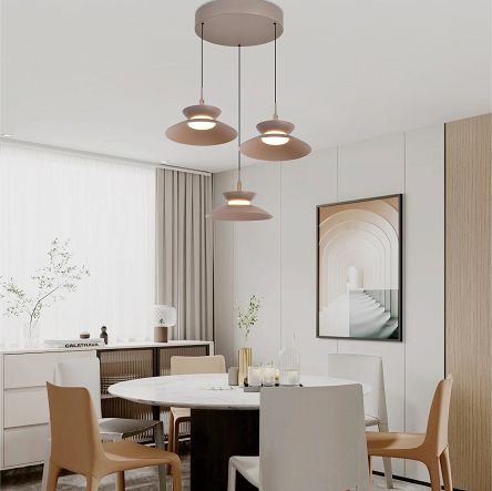 5060-313 Lampa wisząca trójka okrągła Gubbio kaszmirowa