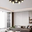 9047-1005 Plafon dziesiątka okrągły LED Biarritz czarny chrom - 7