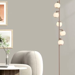 3051-513 Lampa podłogowa piątka LED Luberon kaszmirowa