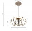 6033-113 Lampa wisząca jedynka SALO - 6