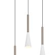 5050-324 Lampa wisząca trójka okrągła Trompto kaszmirowa - 4