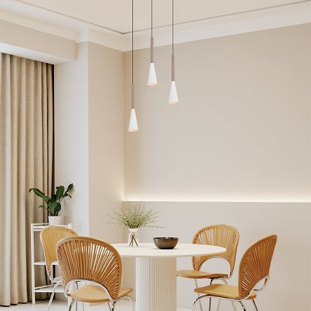 5050-324 Lampa wisząca trójka okrągła Trompto kaszmirowa
