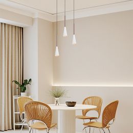 5050-324 Lampa wisząca trójka okrągła Trompto kaszmirowa