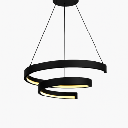 6032-0110 Lampa wisząca LED TOPPO czarna