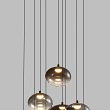 5082-902 Lampa wisząca dziewiątka okrągła Pesaro  czarna - 8