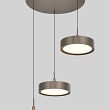 5062-321 Lampa wisząca trójka okrągła Valensole  brąz - 2