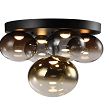 9082-502 Lampa sufitowa - plafon piątka okrągły Pesaro czarny - 3