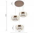 5033-313 Lampa wisząca trójka SALO - 5