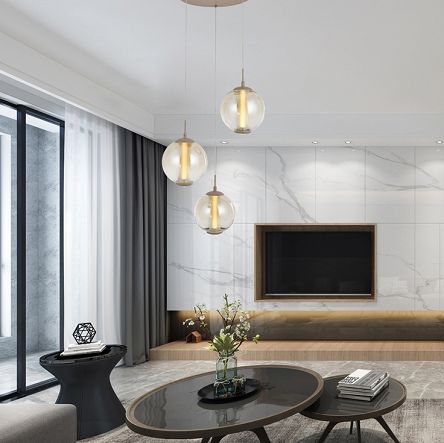 5041-313 Lampa wisząca trójka okrągła Orleans kaszmirowa