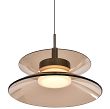 6058-121 Lampa wisząca jedynka Crema brąz / klosz coffee - 4