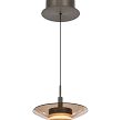6058-121 Lampa wisząca jedynka Crema brąz / klosz coffee - 5