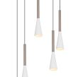 5050-524 Lampa wisząca piątka okrągła Trompto kaszmirowa - 4