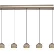 7047-613 Lampa wisząca piątka prosta Biarritz kaszmirowa - 2