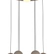 5047-813 Lampa wisząca siódemka okrągła Biarritz kaszmirowa - 4