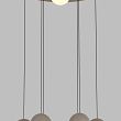 5047-813 Lampa wisząca siódemka okrągła Biarritz kaszmirowa - 2
