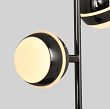 8047-205 Lampa stojąca dwójka Biarritz czarny chrom - 2