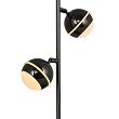 8047-205 Lampa stojąca dwójka Biarritz czarny chrom - 3