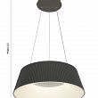 6222-0150 Lampa wisząca SELLA Antracyt - 4