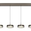 7062-421 Lampa wisząca czwórka prosta Valensole brąz - 3
