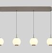 7051-413 Lampa wisząca czwórka prosta LED Luberon kaszmirowa - 3