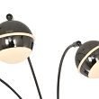 3047-305 Lampa podłogowa trójka Biarritz czarny chrom - 5