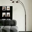 3047-305 Lampa podłogowa trójka Biarritz czarny chrom - 7